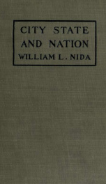 City, state and nation; a text book on constructive citizenship for elementary schools and junior high schools_cover