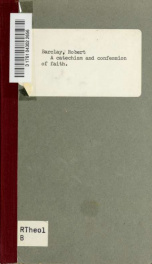 A catechism and confession of faith_cover