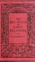 The idea of God in early religions_cover
