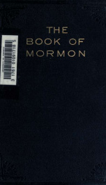 The book of Mormon;_cover