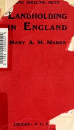 Landholding in England, considered in relation to poverty_cover