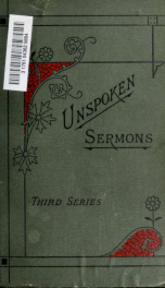 [Epea Aptera]; unspoken sermons. Third Series_cover