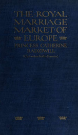 The royal marriage market of Europe_cover