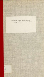 Proceedings of the annual meeting_cover