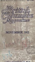 British Columbia Magazine 8, no.11_cover