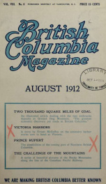 British Columbia Magazine 8, no.8_cover