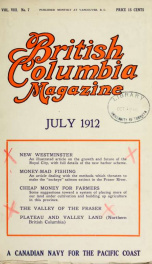 British Columbia Magazine 8, no.7_cover