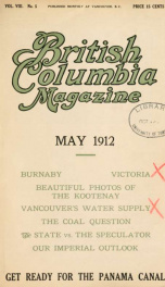 British Columbia Magazine 8, no.5_cover