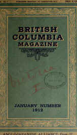 British Columbia Magazine 8, no.1_cover