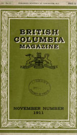 British Columbia Magazine 7, no.11_cover