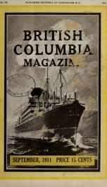 British Columbia Magazine 7, no.9_cover