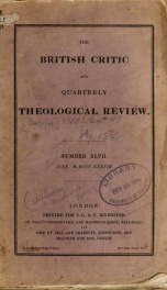 British Critic, and Quarterly Theological Review 24, n.47_cover