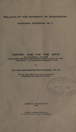 History and the fine arts_cover