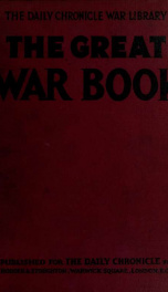 The Great war book. With maps and diagrs_cover