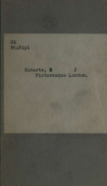 Picturesque London, photographed, and described_cover