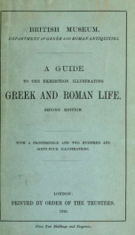 A guide to the exhibition illustrating Greek and Roman life_cover