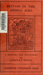 Britain in the Middle Ages, a history for beginners_cover