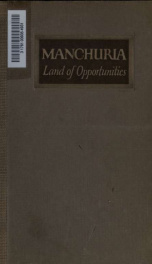 Manchuria, land of opportunities_cover