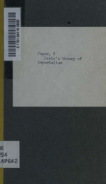 Lenins's theory of imperialism [by N. Popov] Edited by Krishna Swamy_cover
