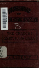 The Gracchi, Marius and Sulla_cover