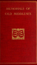 Memorials of old Middlesex_cover