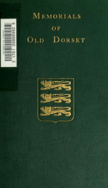 Memorials of old Dorset_cover