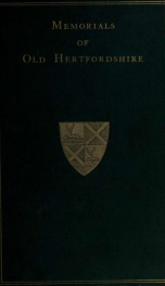 Memorials of old Hertfordshire_cover