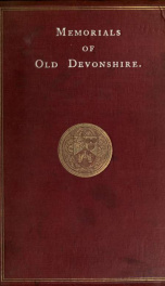Memorials of old Devonshire_cover