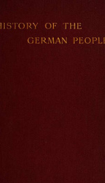 History of the German people at the close of the Middle Ages; 7_cover