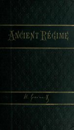 The ancient régime;_cover