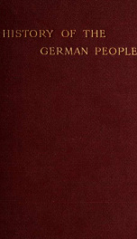 History of the German people at the close of the Middle Ages; 15_cover