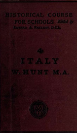 History of Italy; with maps_cover