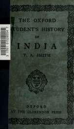 The Oxford student's history of India;_cover