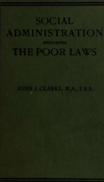 Social administration including the poor laws_cover