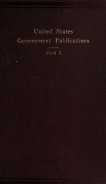 United States government publications, a handbook for the cataloger_cover