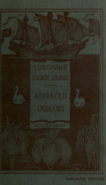 Longmans advanced French unseens, with notes and vocabulary_cover