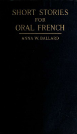 Short stories for oral French_cover