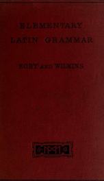 An elementary Latin grammar_cover