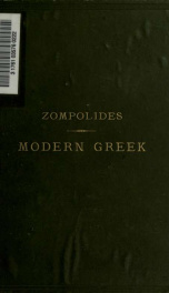 A course of modern Greek; or, the Greek language of the present day_cover