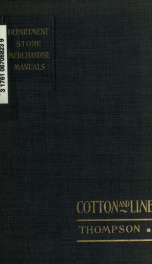 The cotton and linen departments;_cover