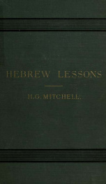 Hebrew lessons, a book for beginners_cover