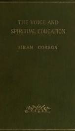 The voice and spiritual education_cover