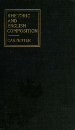 Rhetoric and English composition_cover