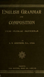 English grammar and composition for public schools_cover