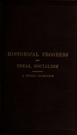 Historical progress and ideal socialism_cover