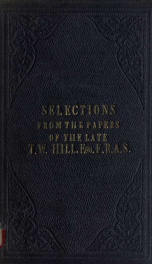 Selections from his papers_cover