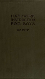 Handwork instruction for boys_cover