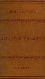 Hossfeld's Japanese grammar, comprising a manual of the spoken language in the Roman character, together with dialogues on several subjects and two vocabularies of useful words; and Appendix 1_cover