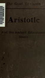 Aristotle and ancient educational ideals_cover