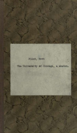 The University of Chicago, a sketch_cover